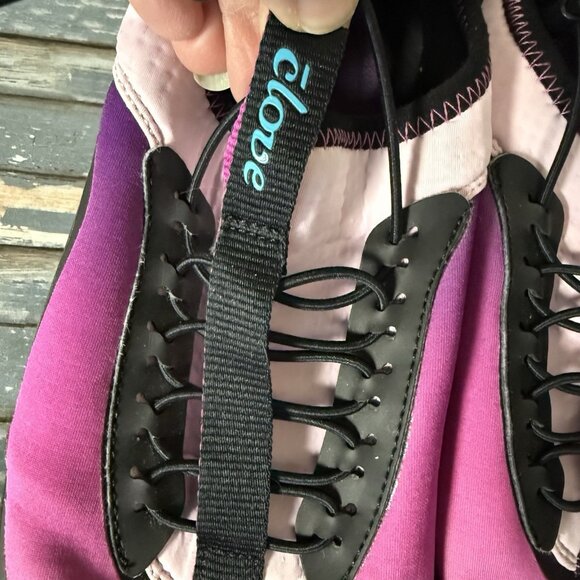 Clove Aeros Pink Black Nursing Shoes Women's Sz 8.5 Comfort Healthcare Sneakers - Picture 6 of 9